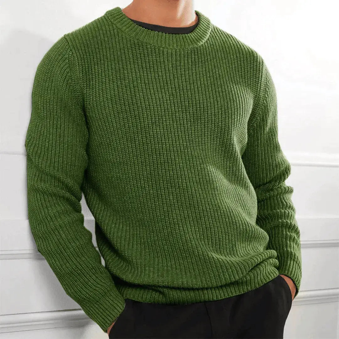 Raphaël | Luxe Crewneck Sweater — Soft Acrylic Knit for Elevated Comfort