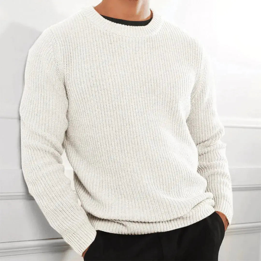 Raphaël | Luxe Crewneck Sweater — Soft Acrylic Knit for Elevated Comfort
