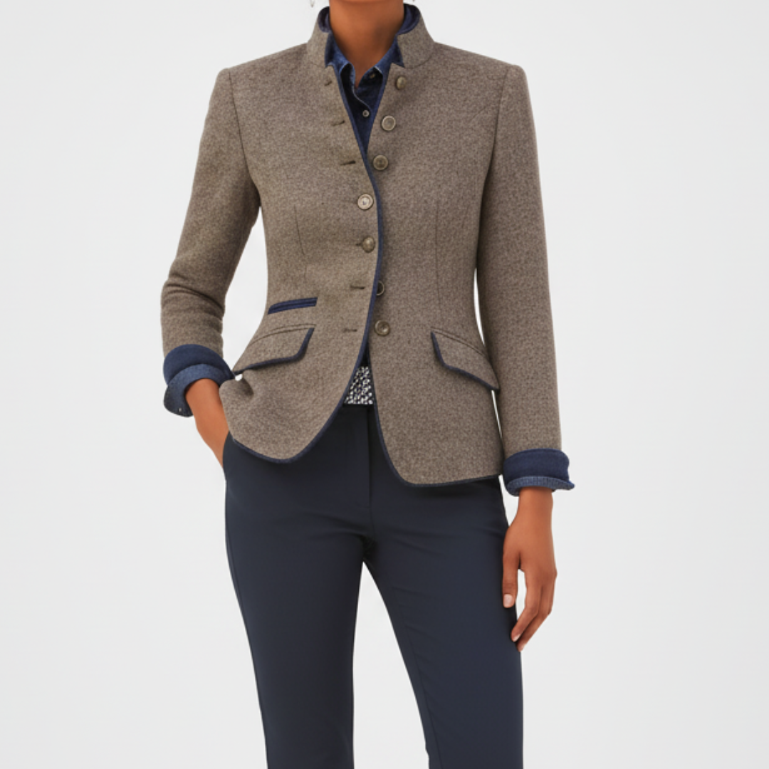 Isabella | Women Wool Knit Button Cardigan