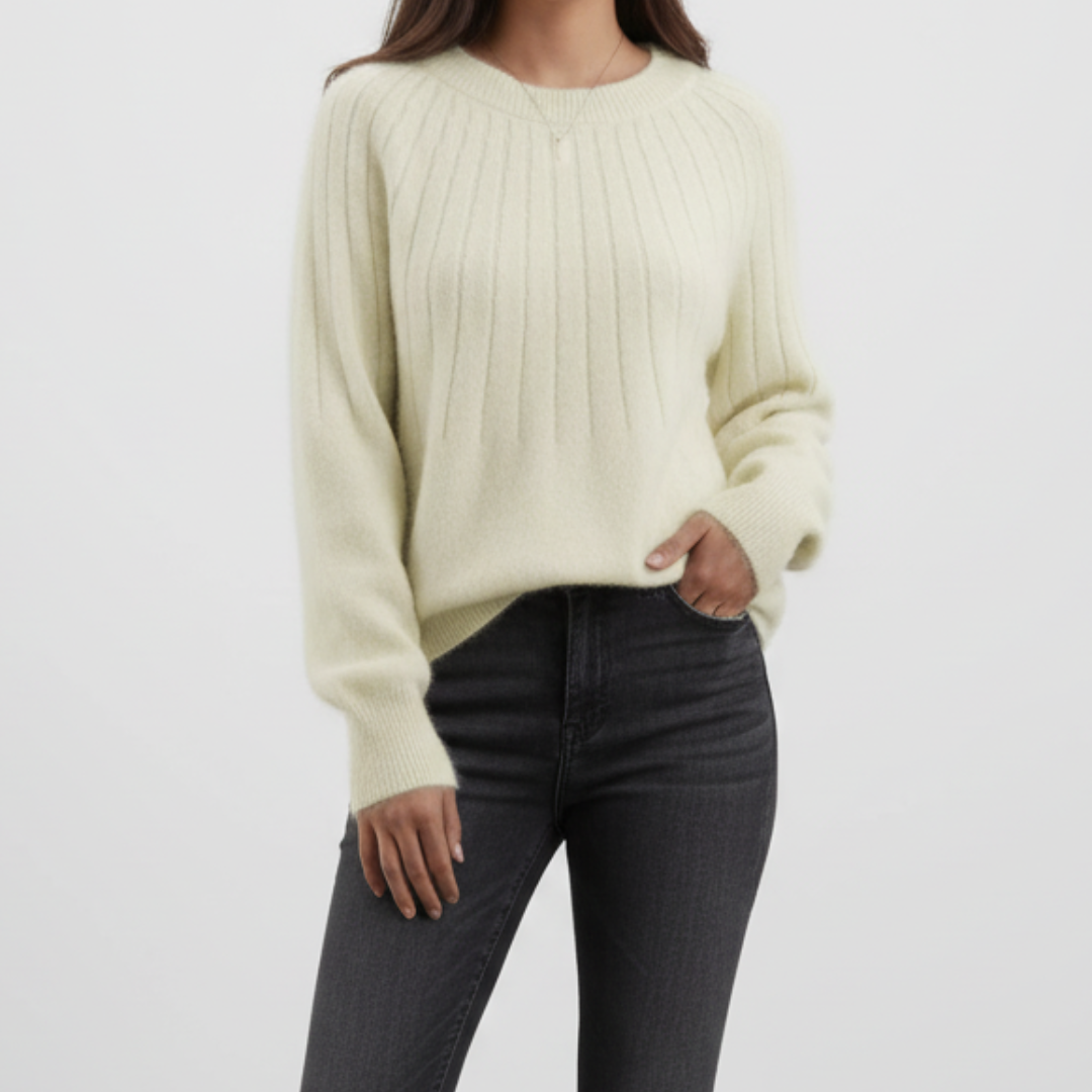 Clara | Women Soft Knit Wool Sweater for Effortless Comfort