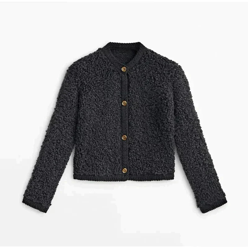 Mara | Women Teddy Button Cardigan
