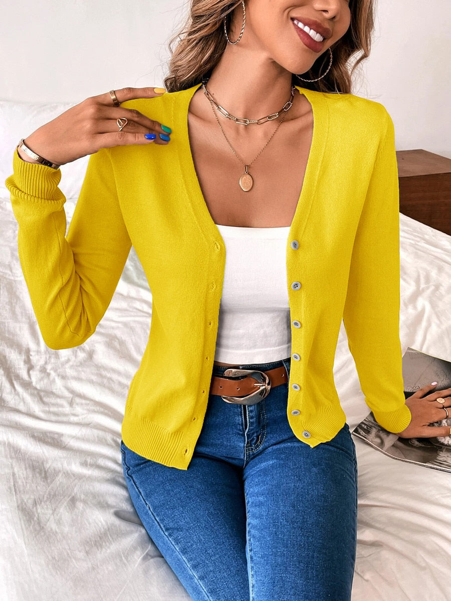 Amélie | Lightweight Button-Up Cardigan