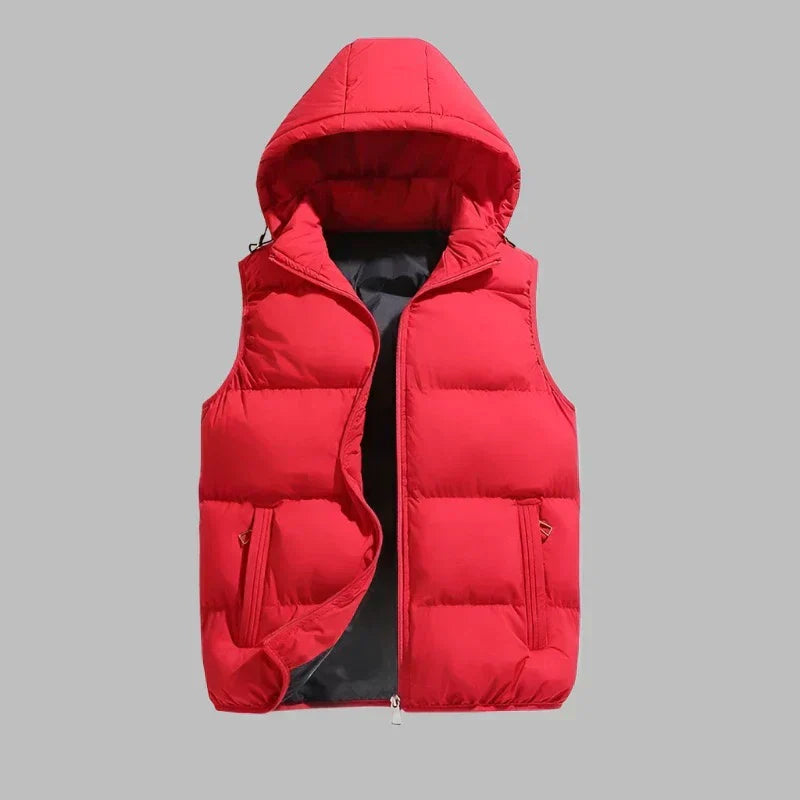 Husley | Quilted Vest with Hood