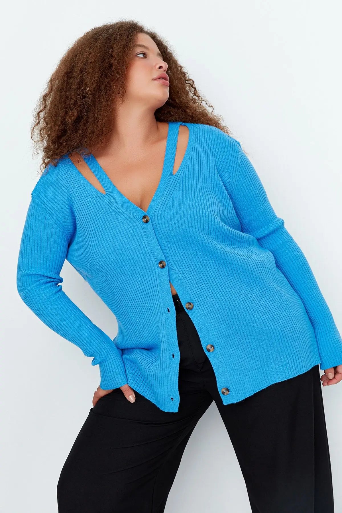 Ivy | Casual Plus Size Cardigan - Motheero