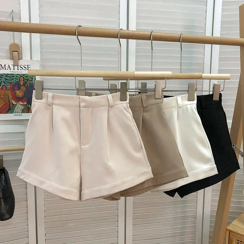 Elena | Elegant High‑Waist Shorts
