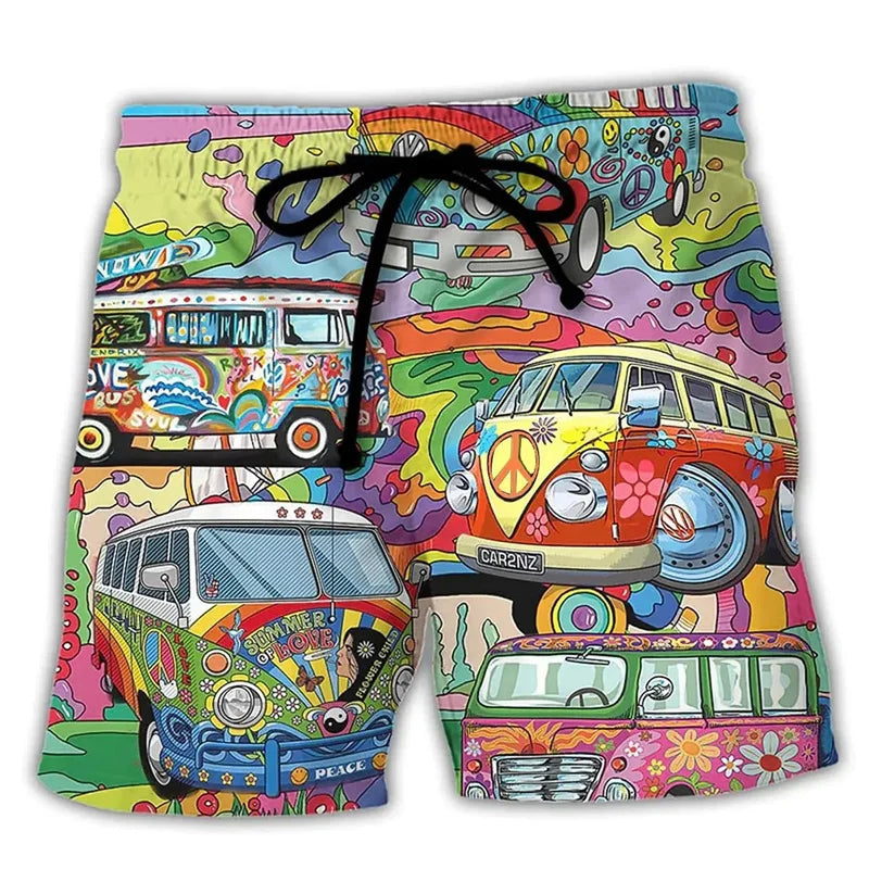 Carter | Printed Quick-Dry Swim Shorts