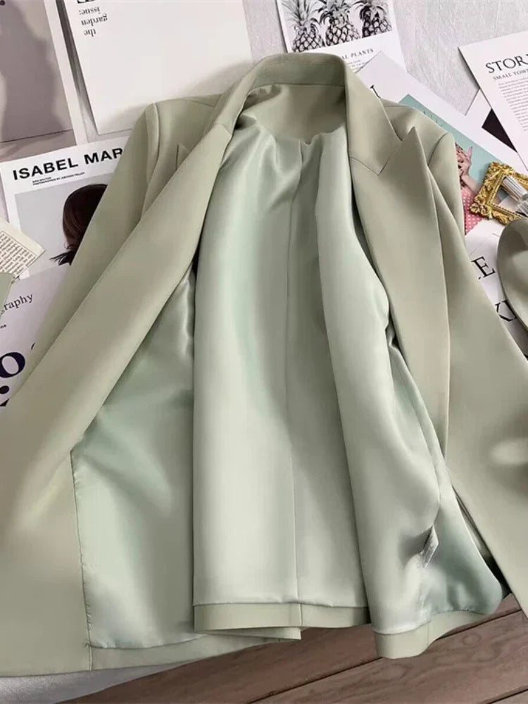 Grace | Belted Elegant Blazer - Motheero