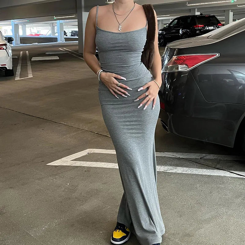 Isla | Slim Maxi Dress - Motheero