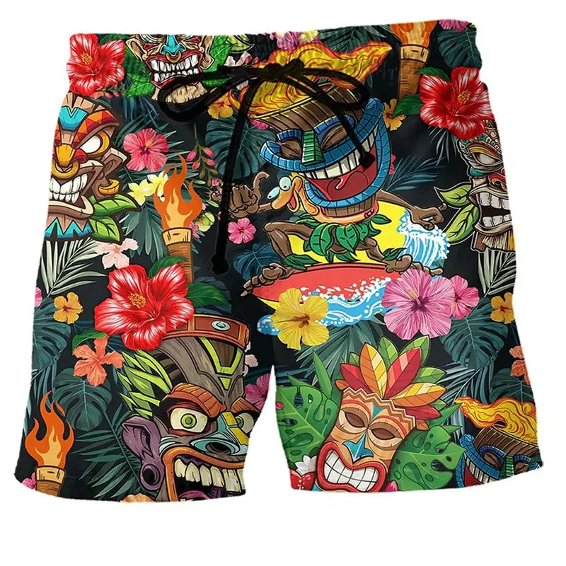 Carter | Printed Quick-Dry Swim Shorts