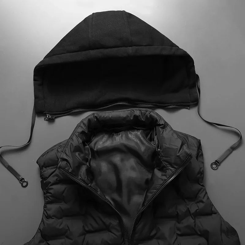 Lucero | Quilted Vest with Detachable Hood