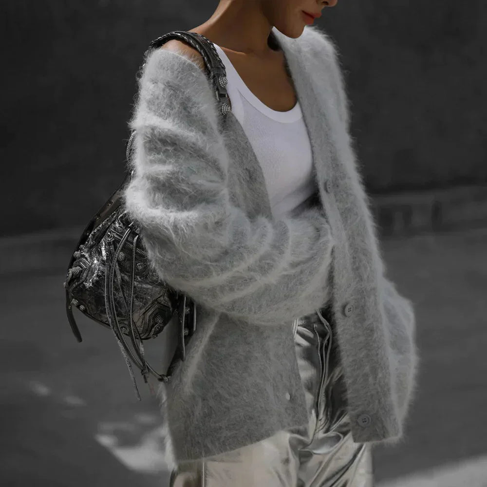 Isadora | Soft Faux Fur Cardigan