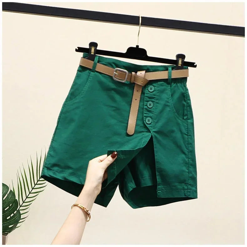 Aurora | A-Line Belted Shorts