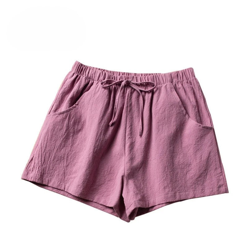 Maris | Relaxed Linen with Tie Waist Shorts