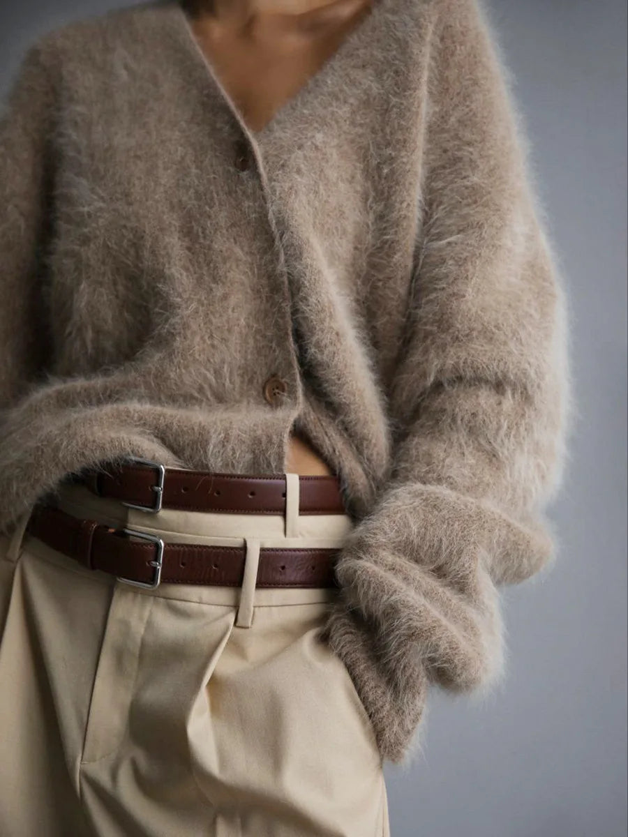 Isadora | Soft Faux Fur Cardigan