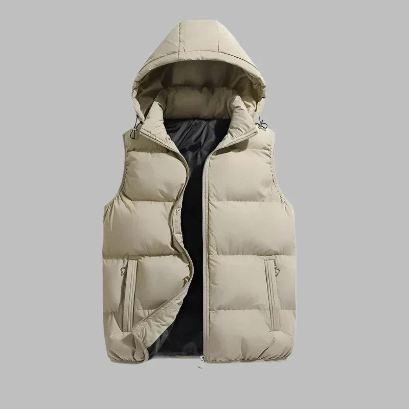 Husley | Quilted Vest with Hood