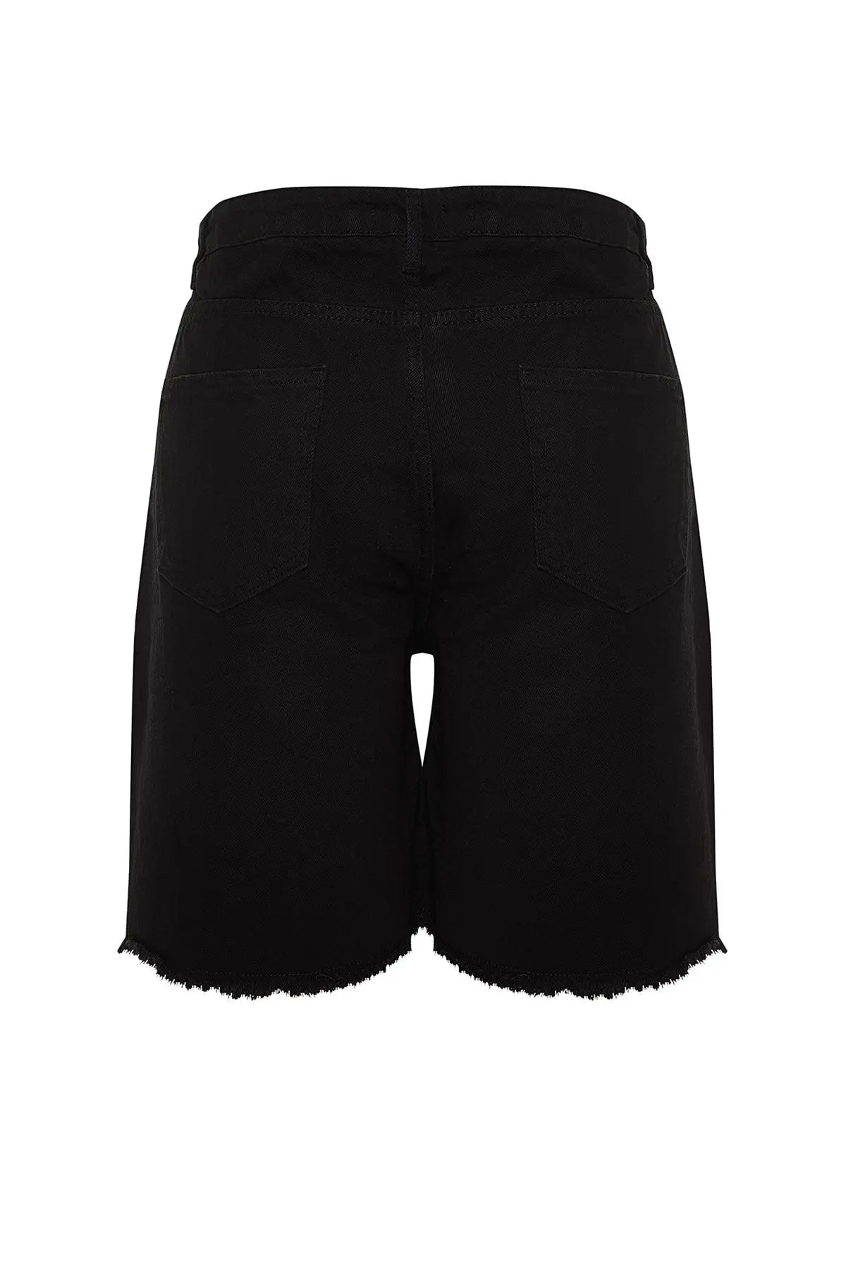 Zarina | Plus Sized High-Waisted Denim Shorts - Motheero