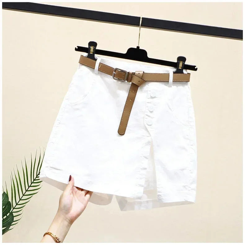 Aurora | A-Line Belted Shorts