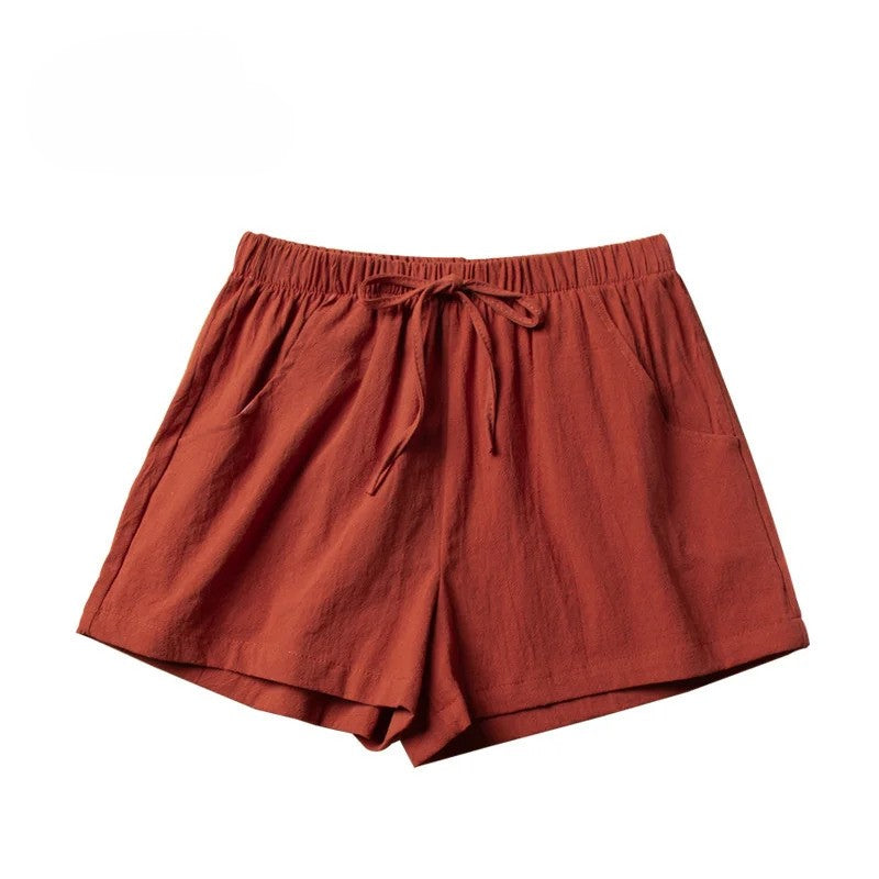 Maris | Relaxed Linen with Tie Waist Shorts