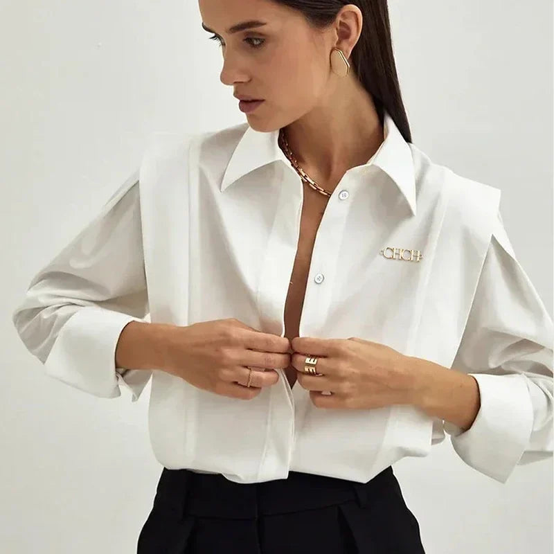 Elodie | Cotton Blouse - Motheero
