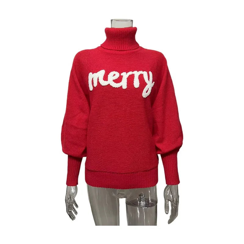 Cora | Women Festive Turtleneck Sweater