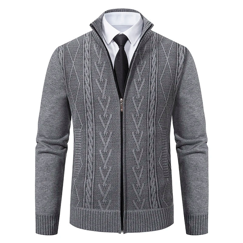 Gideon | Elegant Zip-Up Sweater