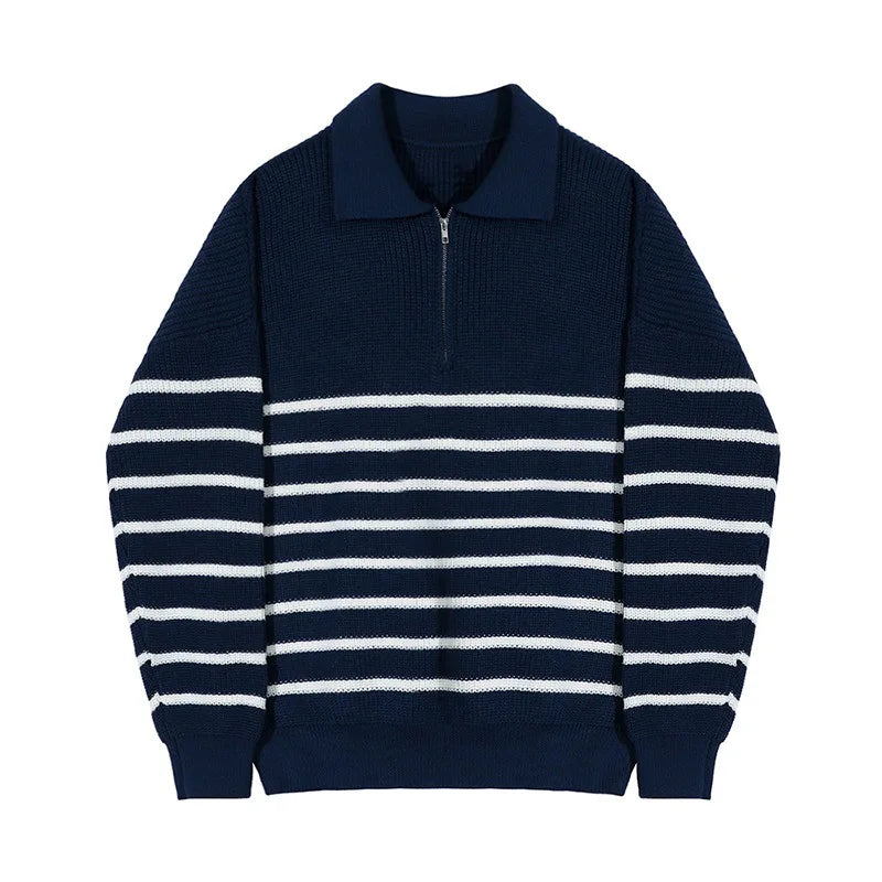 Thorne | Modern Striped Knit Sweater