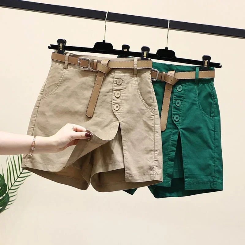 Aurora | A-Line Belted Shorts