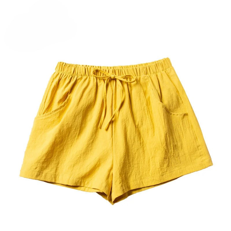 Maris | Relaxed Linen with Tie Waist Shorts