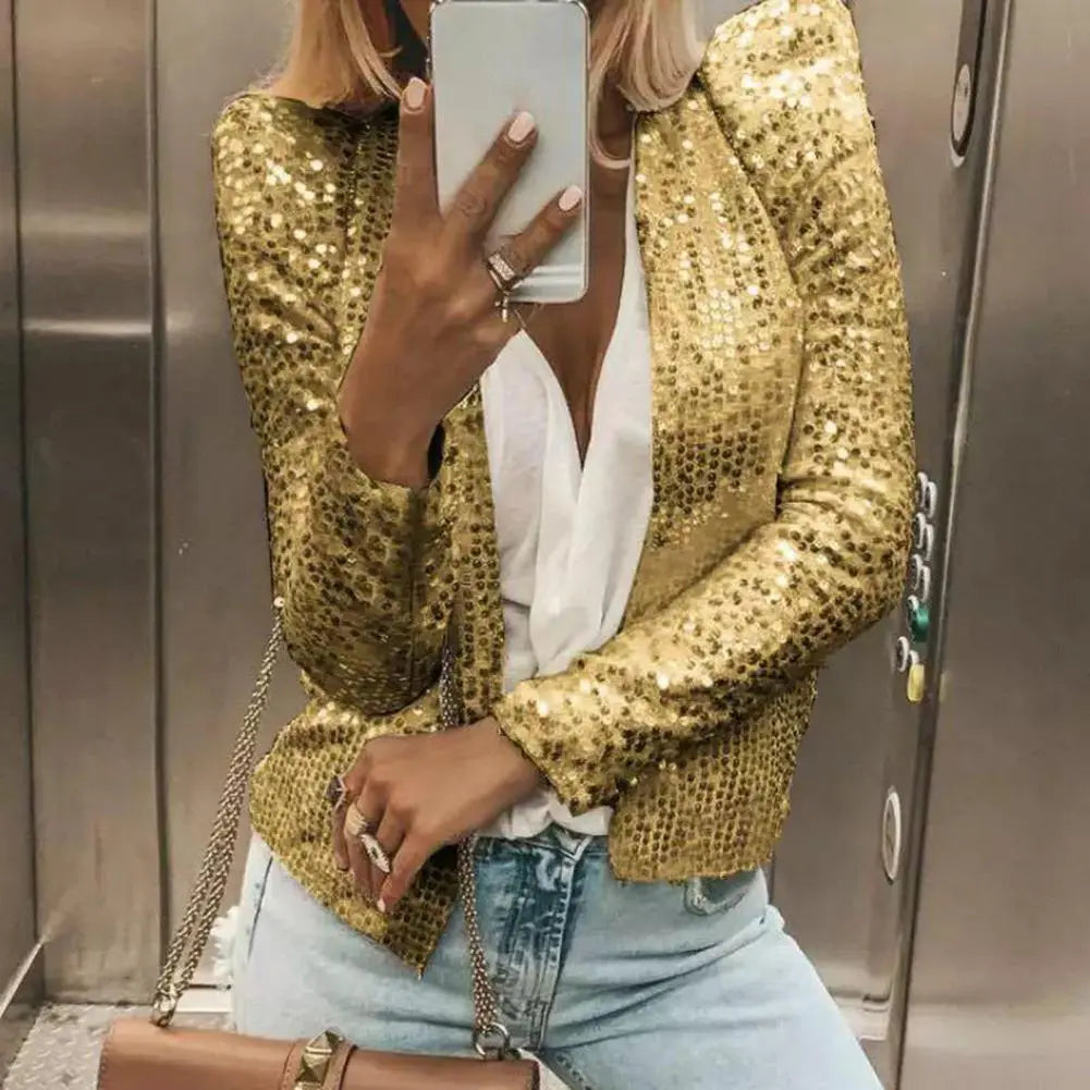 Bella | Elegant Sequin Evening Blazer
