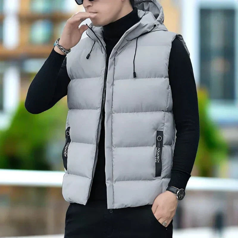 Bruno | Classic Quilted Vest with Hood