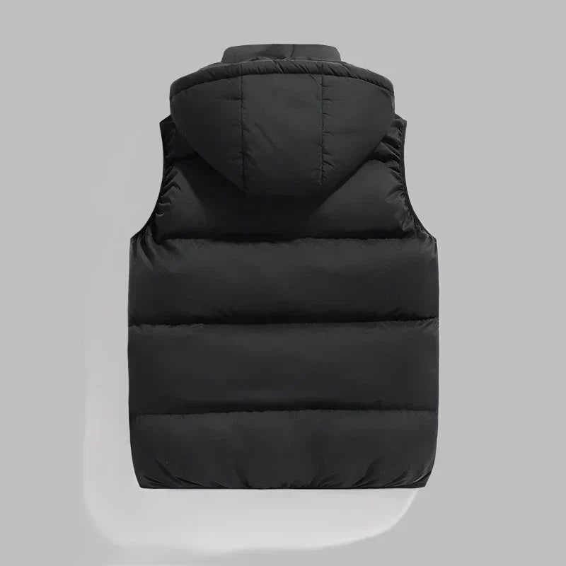 Husley | Quilted Vest with Hood