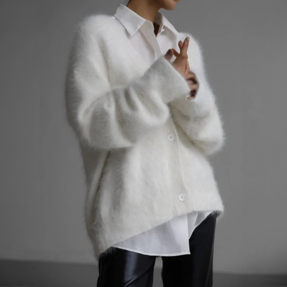 Isadora | Soft Faux Fur Cardigan