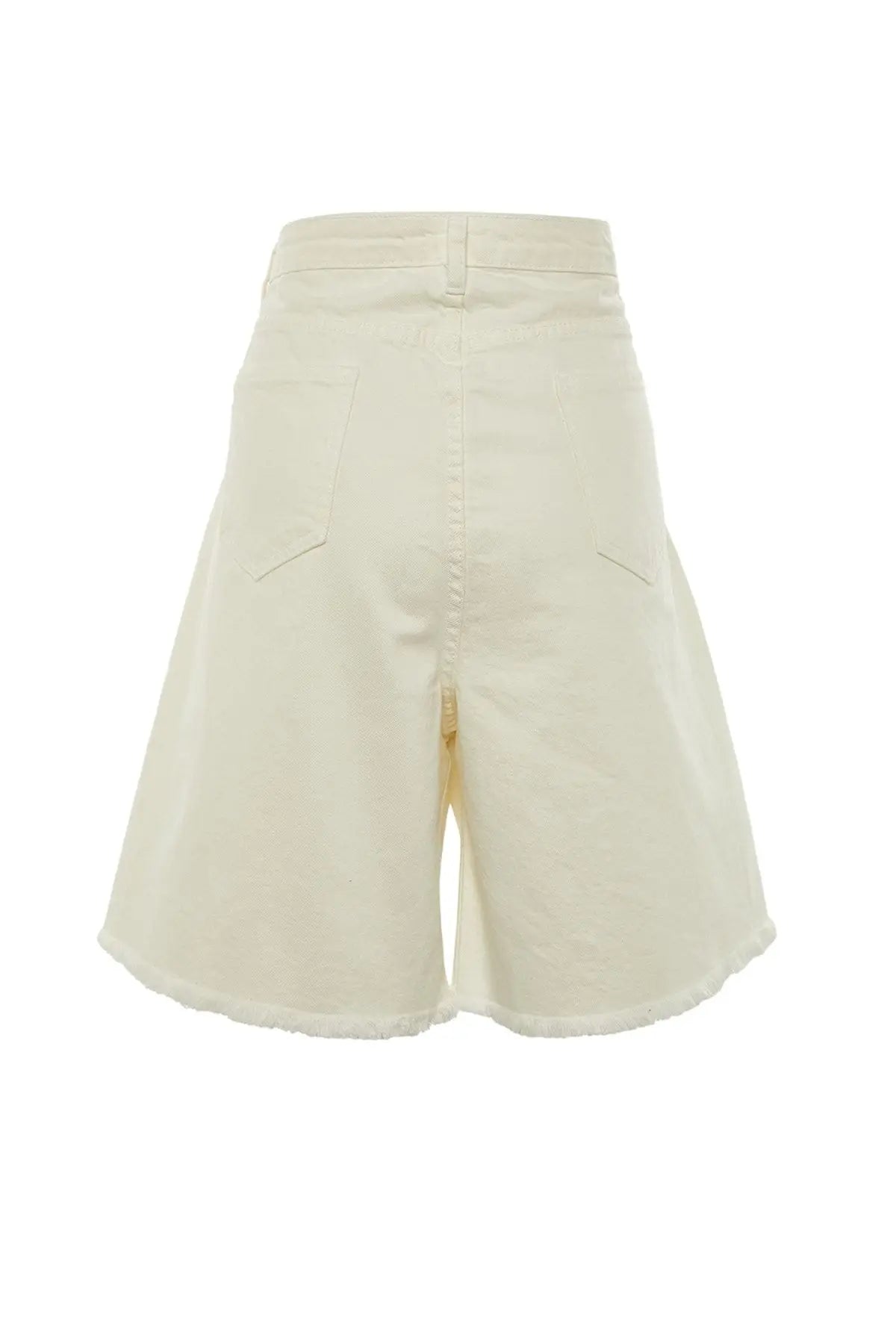 Zarina | Plus Sized High-Waisted Denim Shorts - Motheero