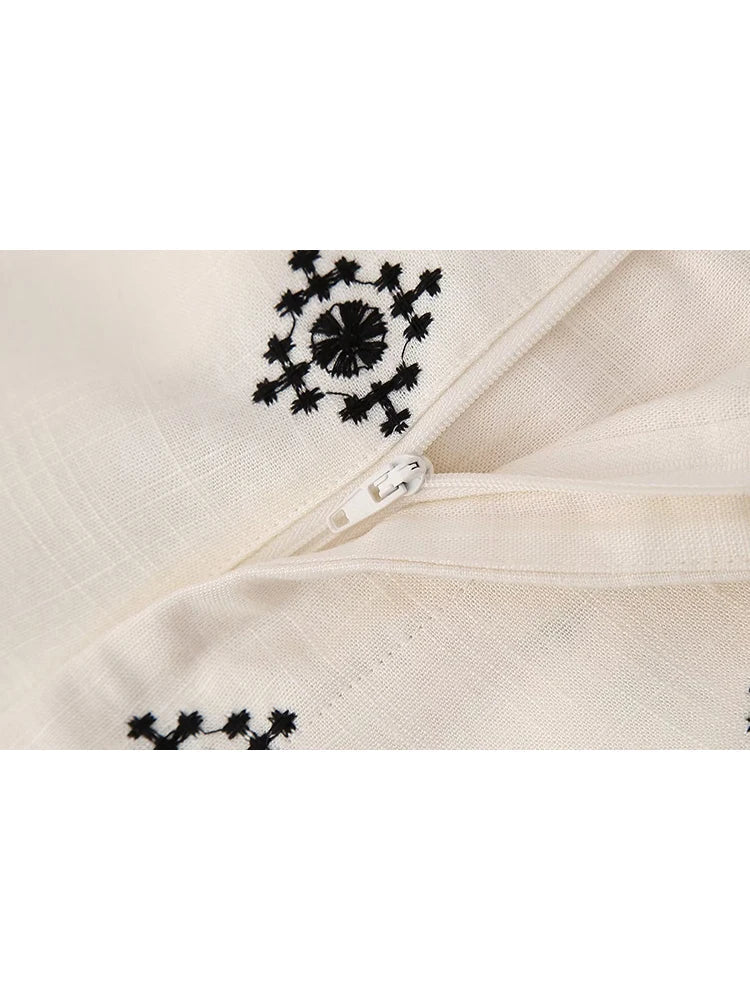 Marisol | Vintage Boho Embroidered Trousers