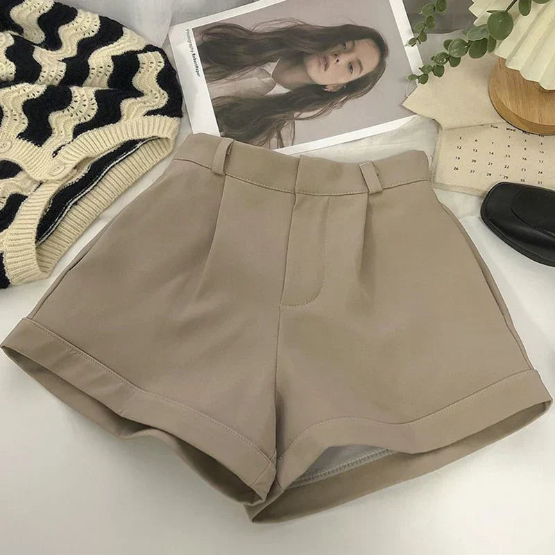 Elena | Elegant High‑Waist Shorts