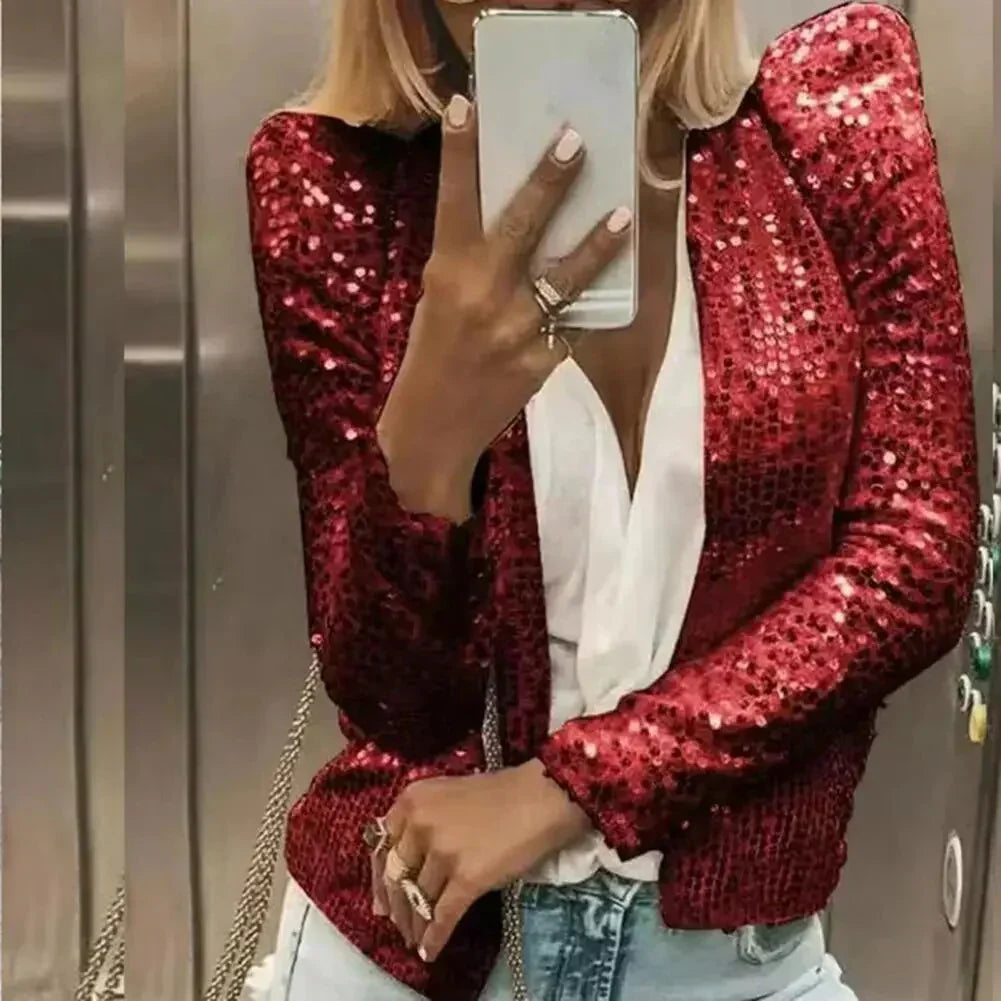 Bella | Elegant Sequin Evening Blazer