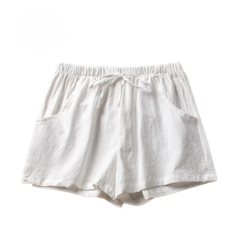 Maris | Relaxed Linen with Tie Waist Shorts