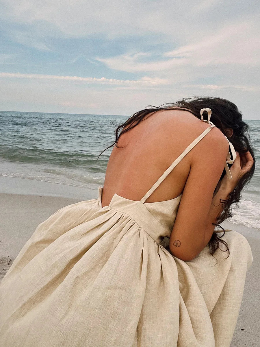 Kristine | Luxurious Strap Dress - Motheero