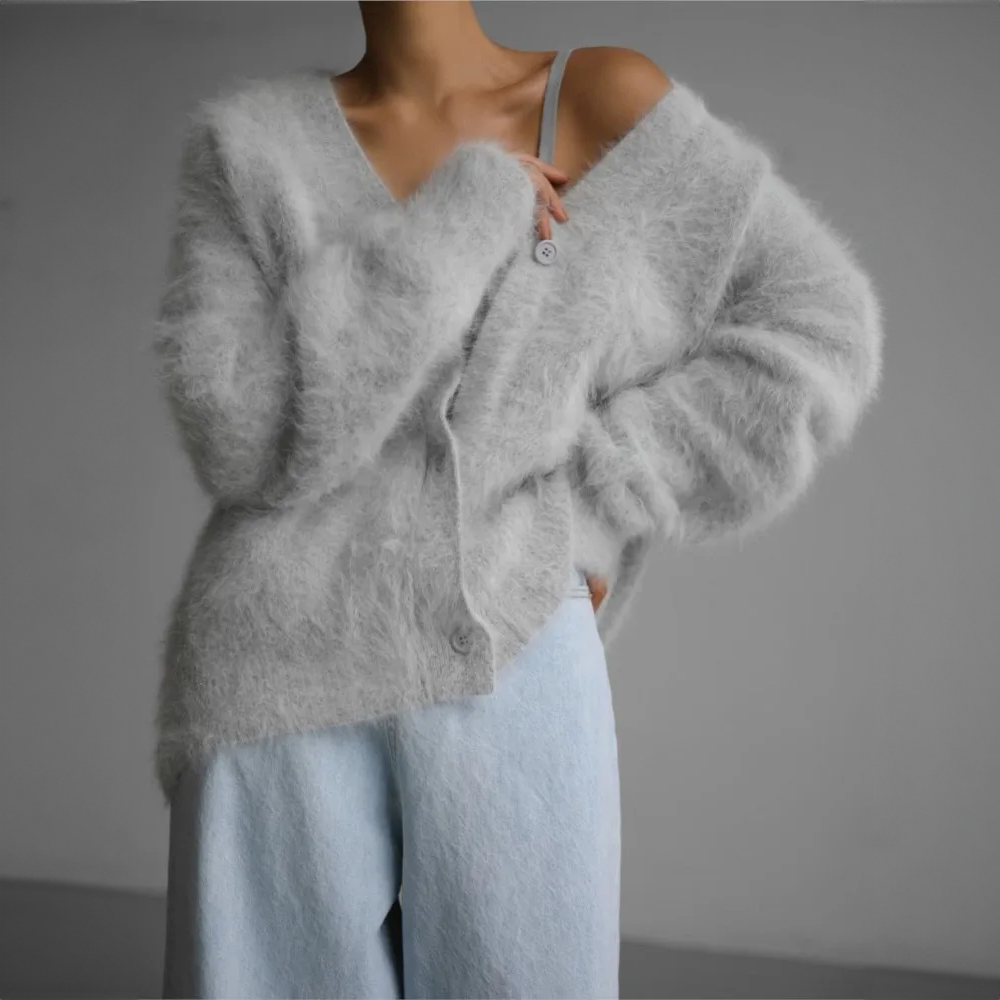 Isadora | Soft Faux Fur Cardigan