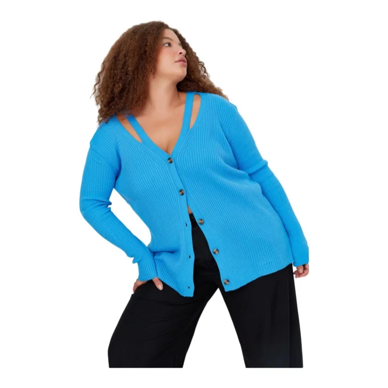 Ivy | Casual Plus Size Cardigan - Motheero