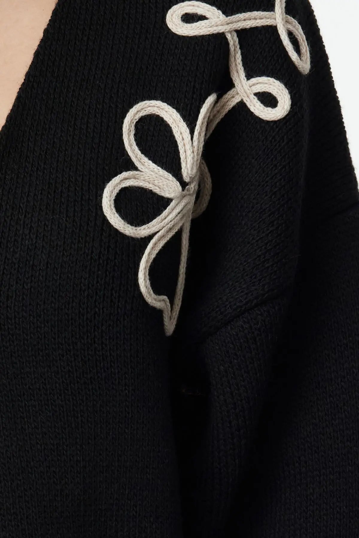 Flomboi | Elegant Floral Lines Cardigan