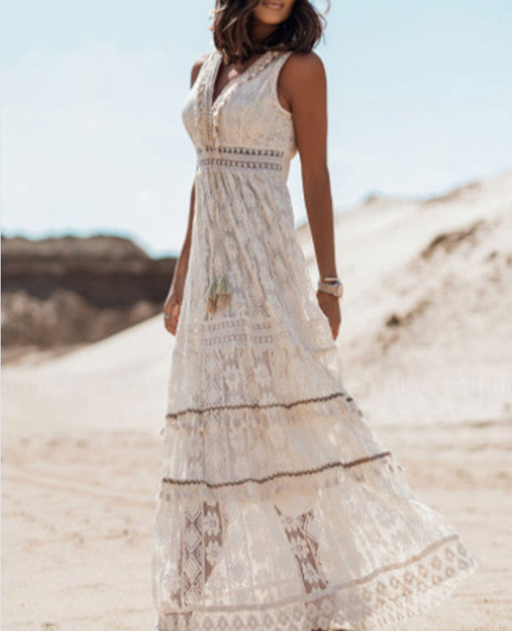 Calla | Boho Maxi Dress - Motheero