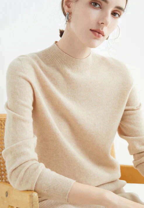Marga | Elegant Long Mock Sweater