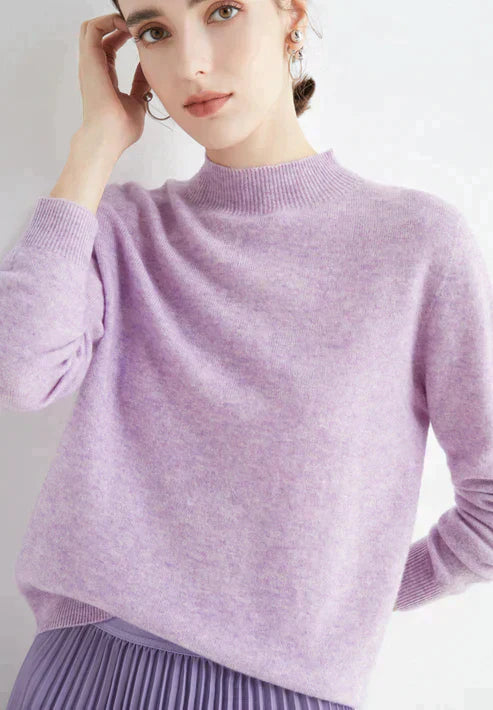 Marga | Elegant Long Mock Sweater