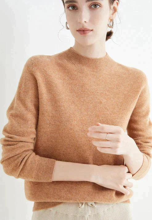 Marga | Elegant Long Mock Sweater