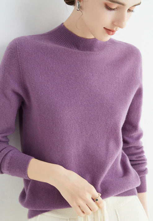 Marga | Elegant Long Mock Sweater