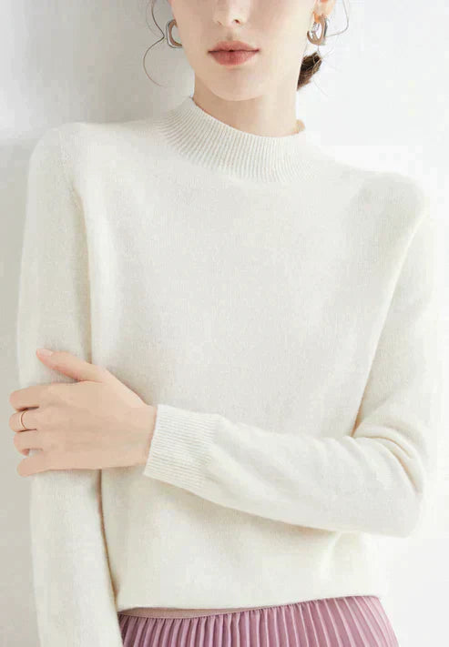Marga | Elegant Long Mock Sweater