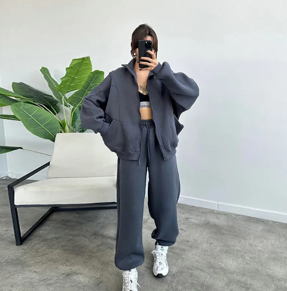 Kyliana | Cozy Jogging Set Sweatshirt and Joggers