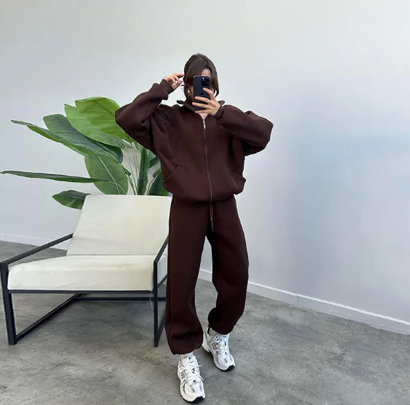 Kyliana | Cozy Jogging Set Sweatshirt and Joggers