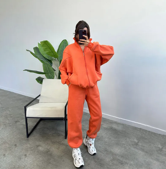 Kyliana | Cozy Jogging Set Sweatshirt and Joggers